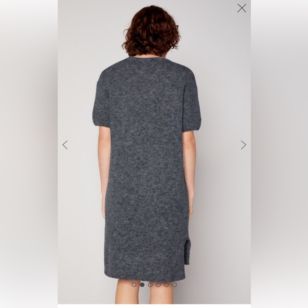 American Vintage Heather Gray Vacaville Wool Sweater Dress - Picture 2 of 7